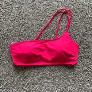 Pink aerie bikini top